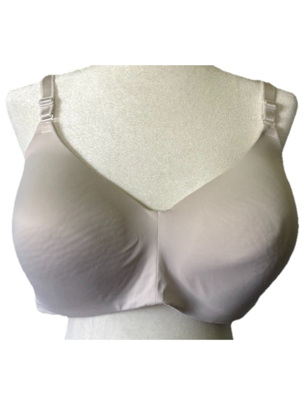Soma 44D Enbliss Wireless Bra White Comfort Smoothing Padded No Wire